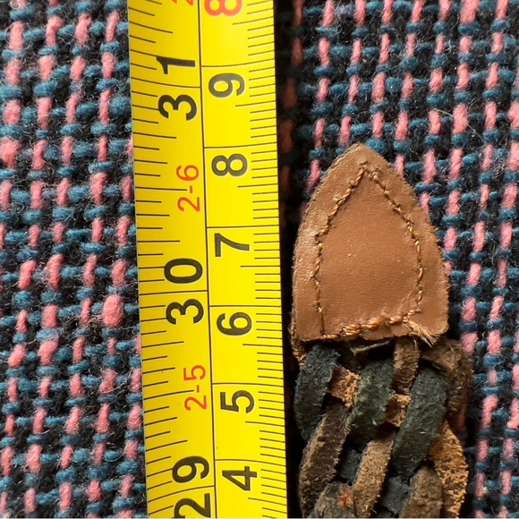 90s Arizona Jeans Rainbow Braided Brass Belt - Women’s Small/Juniors ML - Picture 6 of 6